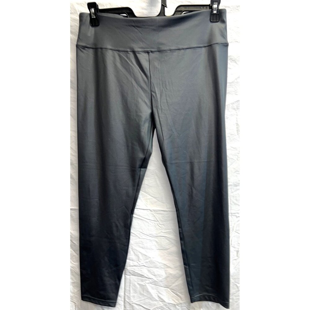 No Boundaries Womens XL (16-18) High-Waisted Ankle Length Gray Leggings With Tag